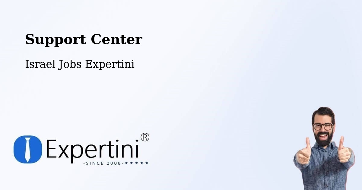 Support Services – Sājūr - Israel Jobs Expertini